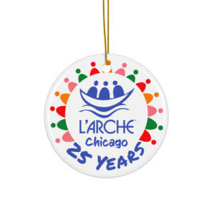 25th Anniversary Ceramic Ornament