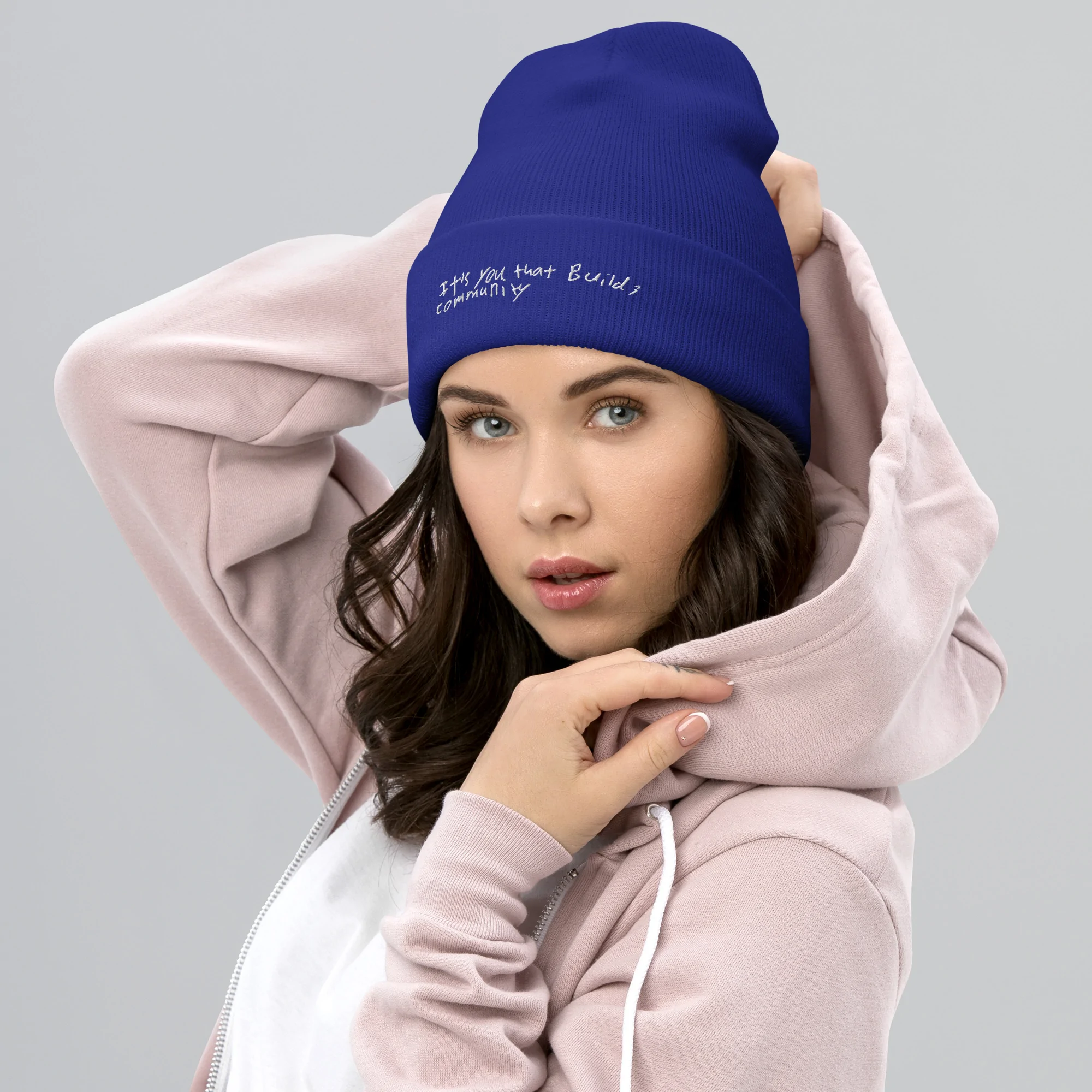 It's You Cuffed Beanie - Image 4