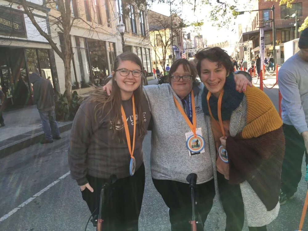 Molly at a Marathon