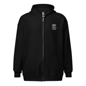 Embroidered Unisex heavy blend zip hoodie