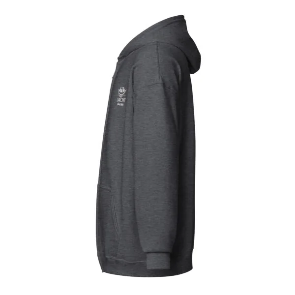 Embroidered Unisex heavy blend zip hoodie - Image 11