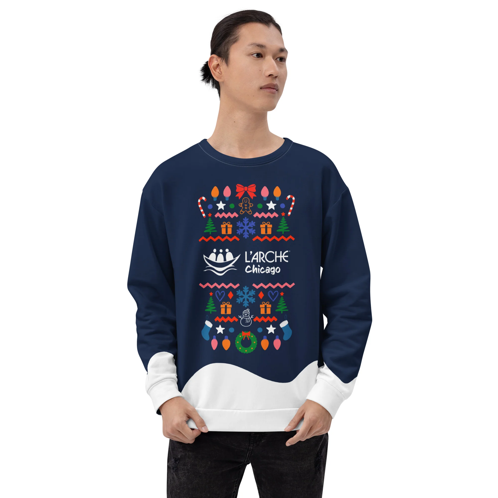 Unisex Winter Wonderland Sweater - Image 4