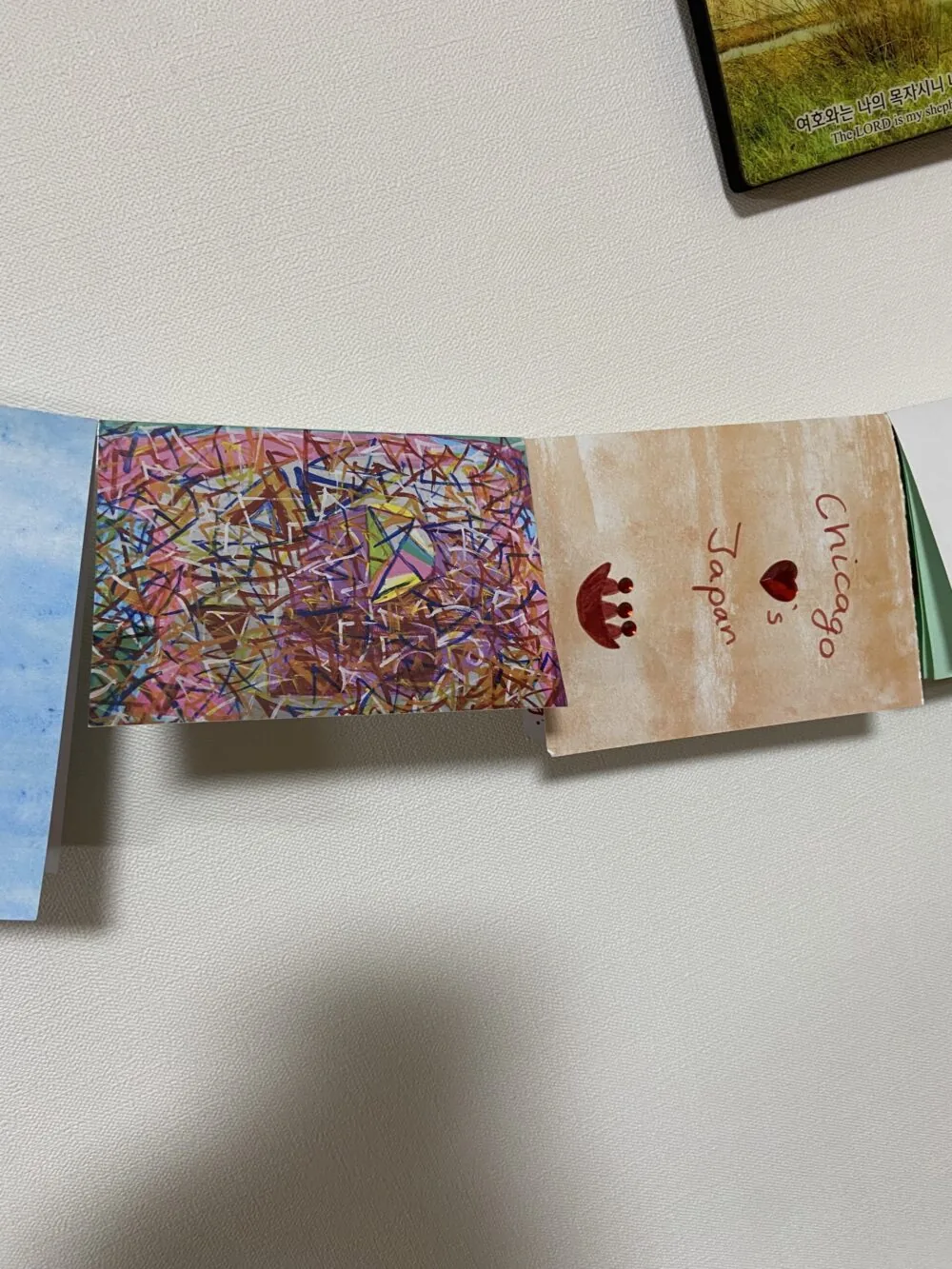 Cards in L'Arche Japan home