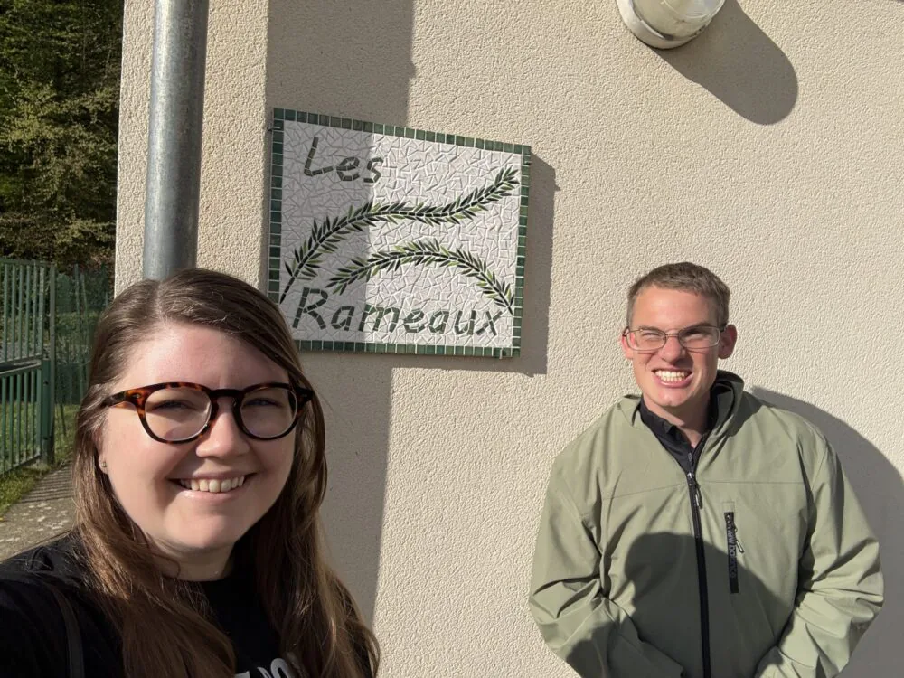 Anders and Molly in Trosly, France