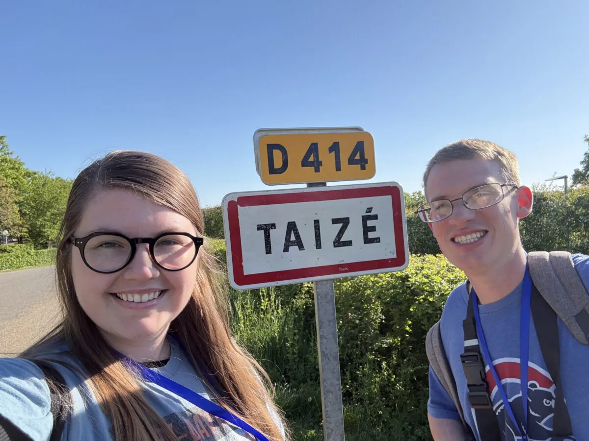 Anders and Molly in Taize, France