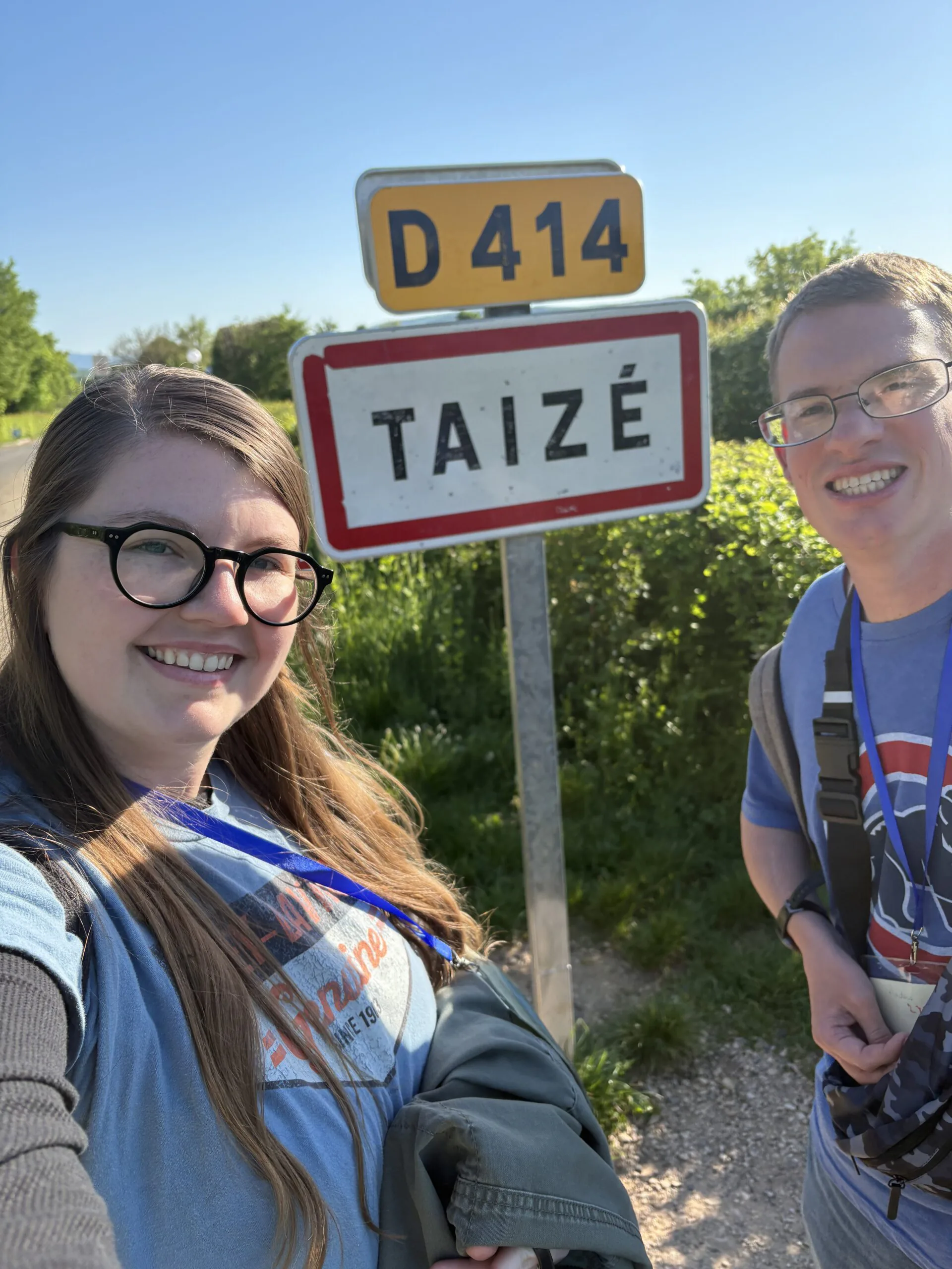 Anders and Molly in Taize, France